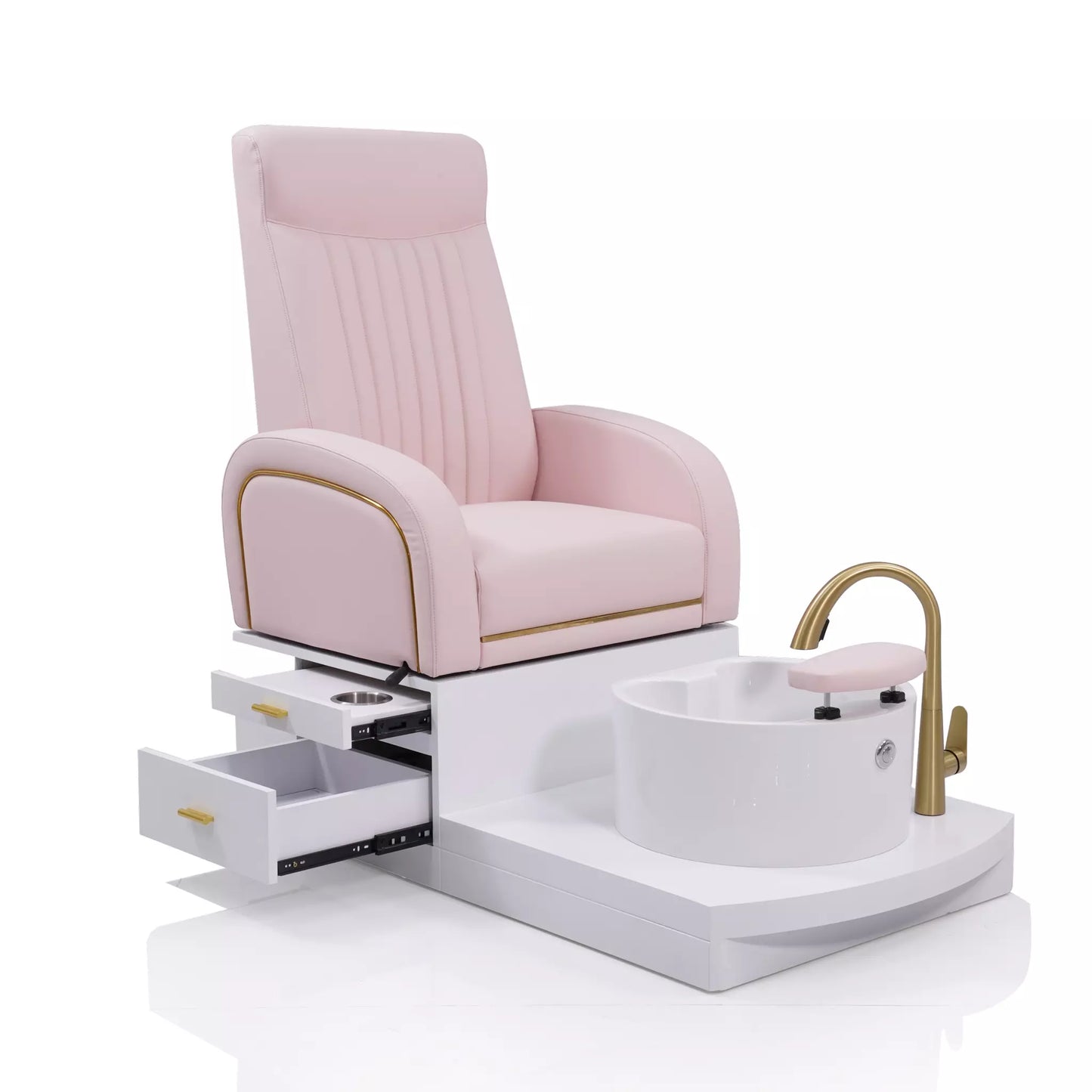 SkinMate Darcy Pedicure Chair - Pink