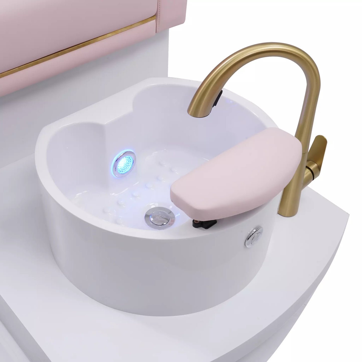 SkinMate Darcy Pedicure Chair - Pink
