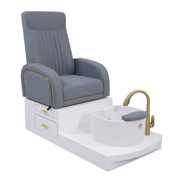 Skinmate Darcy Grey Pedicure Spa Chair