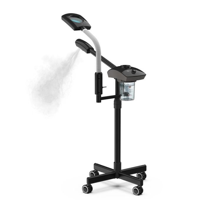 Skinmate 2 in 1 Steamer and Magnifier Black