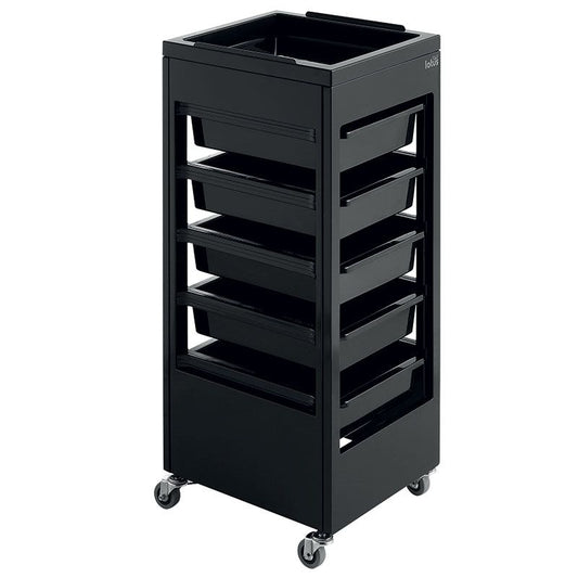 Lotus Jet Salon Equipment Trolley Black