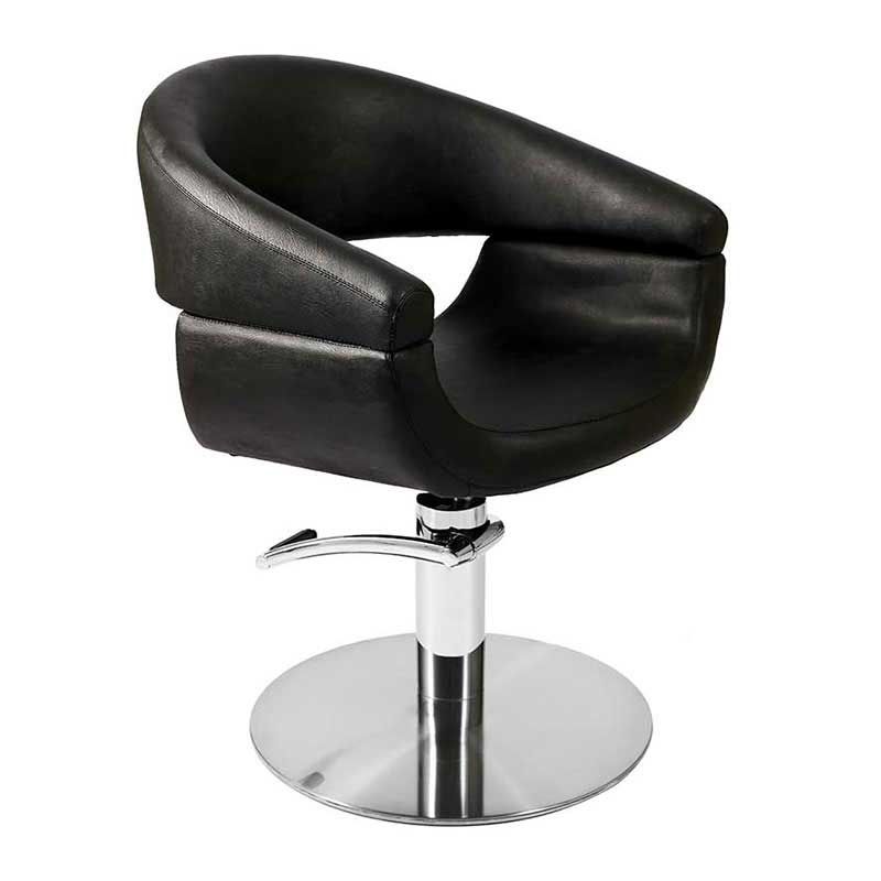 Lotus Chicago Black Styling Chair Round