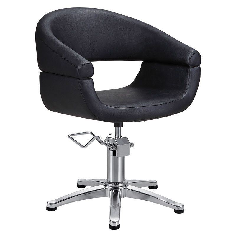 Lotus Chicago Black Styling Chair Round