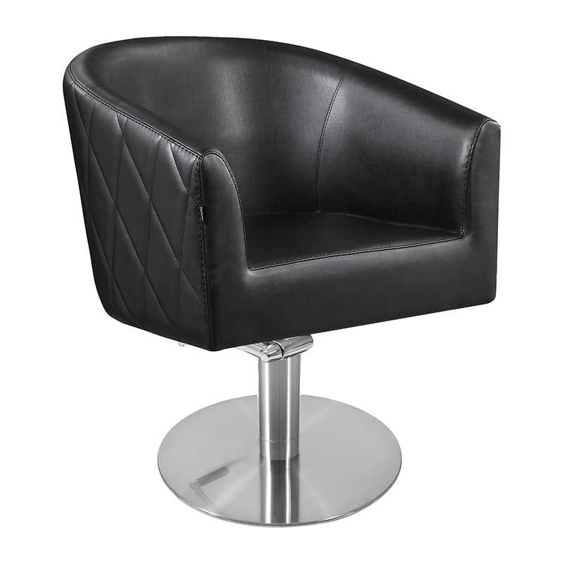 Lotus Franklin Black Styling Chair Round