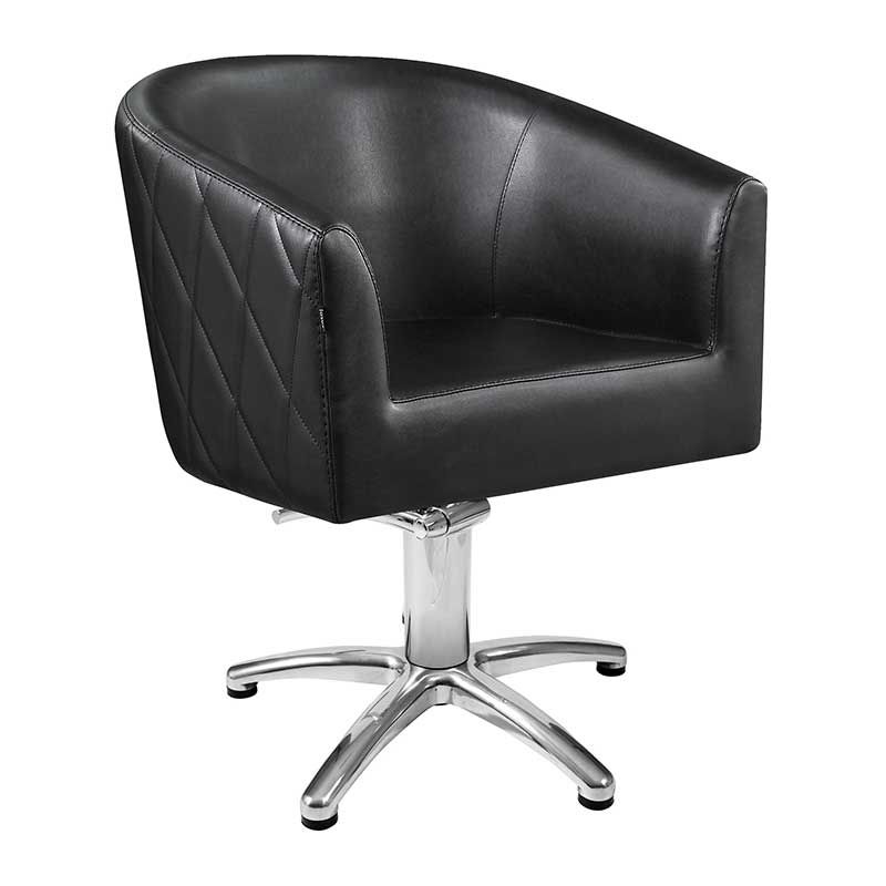 Lotus Franklin Black Styling Chair Round