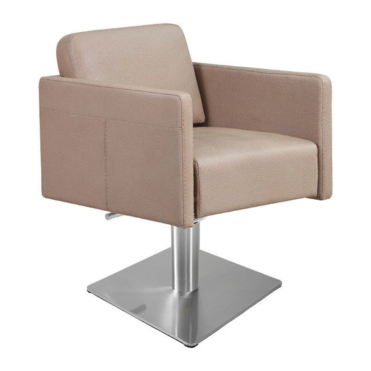 Lotus Murray Caramel Styling Chair With Square Base