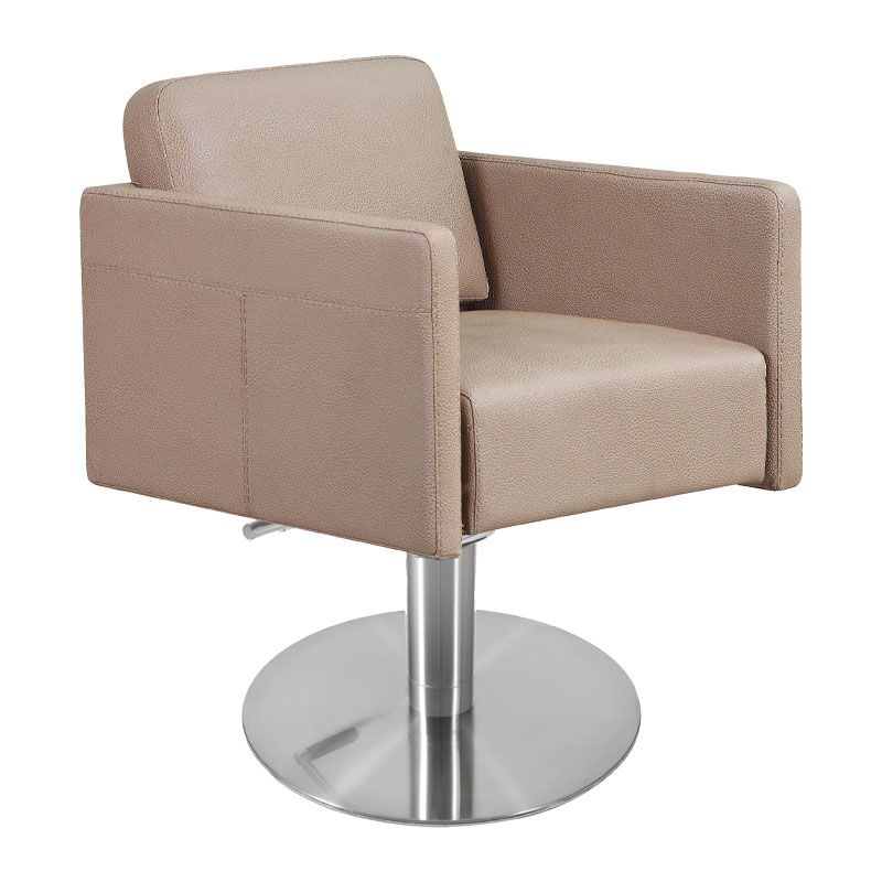 Lotus Murray Caramel Styling Chair With 5 Star Base