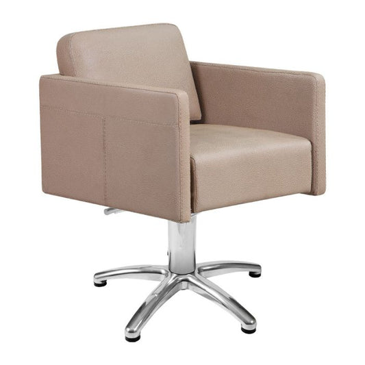 Lotus Murray Caramel Styling Chair With 5 Star Base