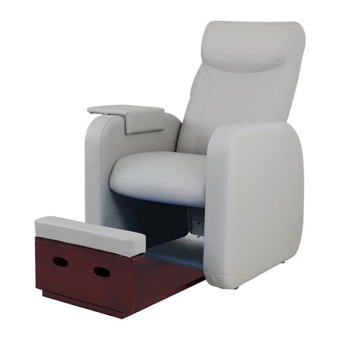 Skinmate Pedicure Spa Chair Grey