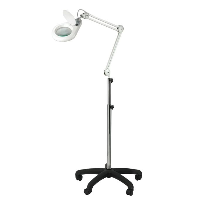 SkinMate Heavy Duty Rolling Base Lamp Stand