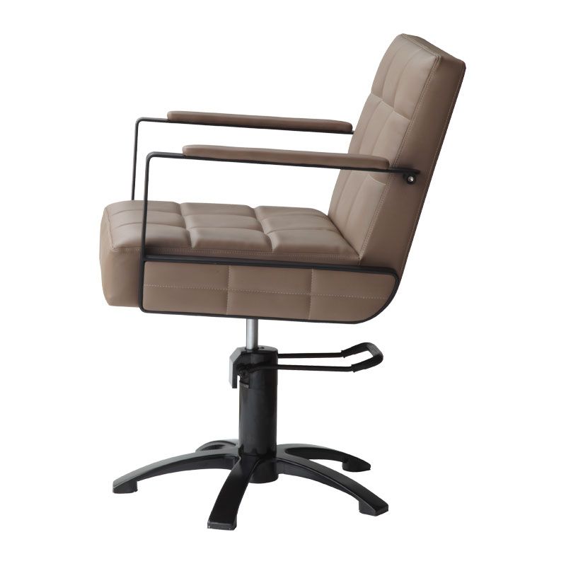 Lotus Westbury Taupe Styling Chair With 5 Star Base