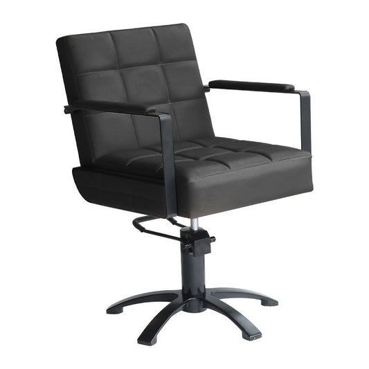 Lotus Westbury Black Styling Chair With 5 Star Base